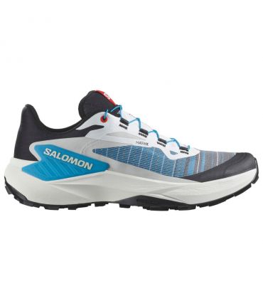 Zapatillas Salomon Genesis Hombre Black White Trascend Blue