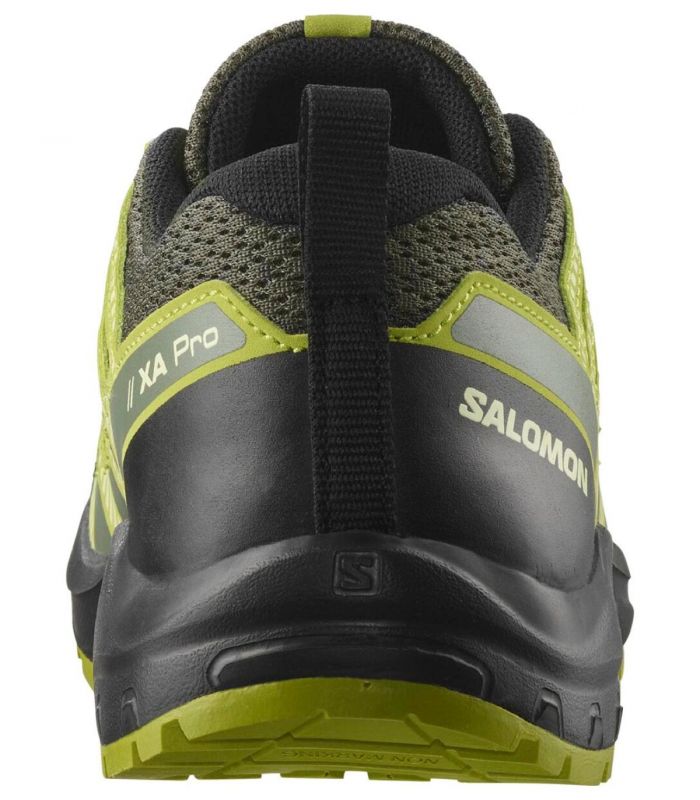 Compra online Zapatillas Salomon Xa Pro V8 J Niños Urban Chic Black Dark Citron en oferta al mejor precio