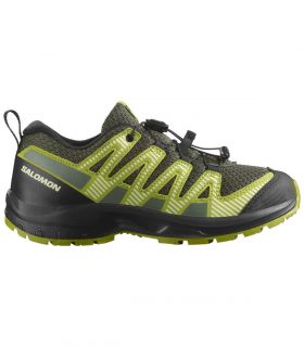 Zapatillas Salomon Xa Pro V8 J Niños Urban Chic Black Dark Citron
