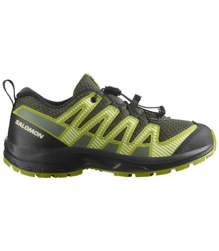 Compra online Zapatillas Salomon Xa Pro V8 J Niños Urban Chic Black Dark Citron en oferta al mejor precio