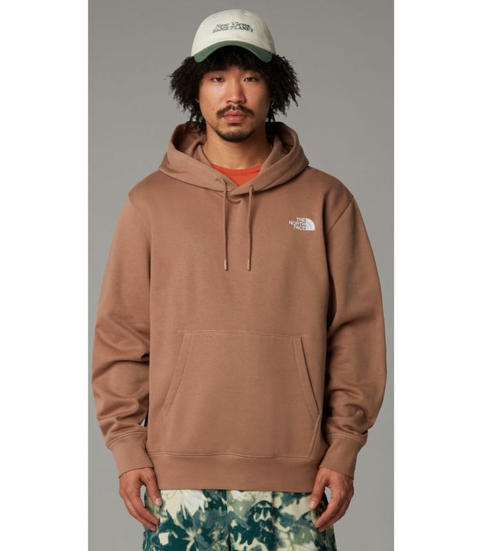Compra online Sudadera The North Face Essential Hoodie Hombre Latte en oferta al mejor precio
