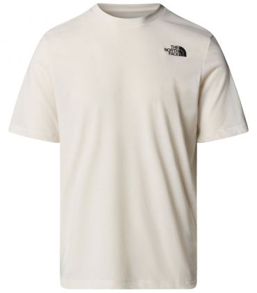 Camiseta The North Face Foundation Mountains Faces Hombre White Dune