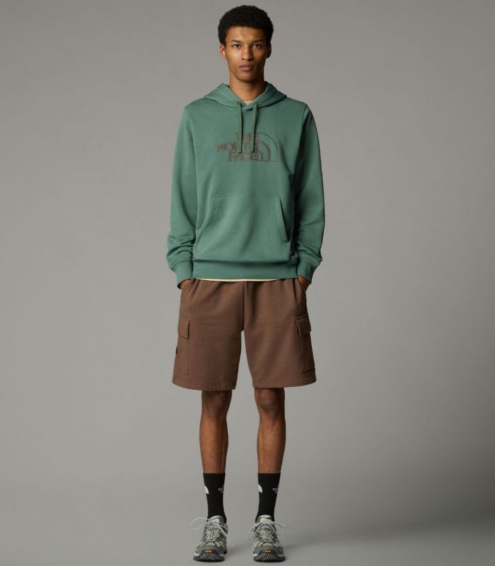 Compra online Sudadera The North Face con capucha ligera Drew Peak Hombre Duck Green en oferta al mejor precio