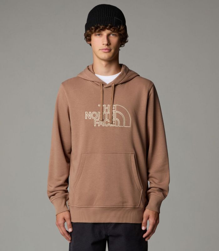Compra online Sudadera The North Face con capucha ligera Drew Peak Hombre Latte en oferta al mejor precio