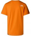 Compra online Camiseta The North Face Easy Hombre Digital Orange en oferta al mejor precio
