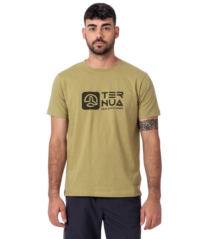 Compra online Camiseta Ternua Ailik Hombre Mosstone en oferta al mejor precio