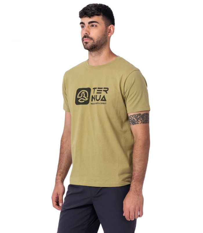 Compra online Camiseta Ternua Ailik Hombre Mosstone en oferta al mejor precio