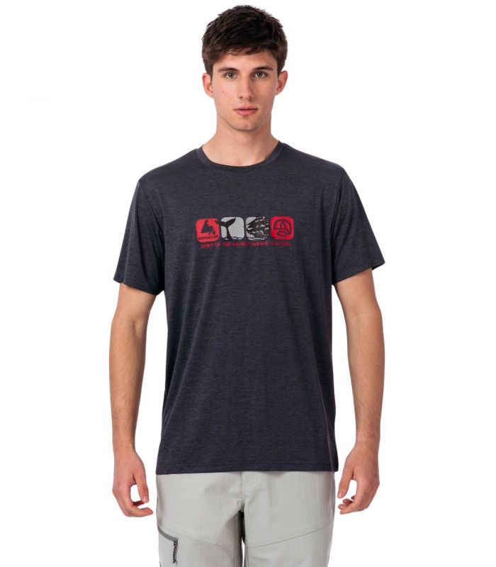 Compra online Camiseta Ternua Dyke Hombre Whales Grey en oferta al mejor precio