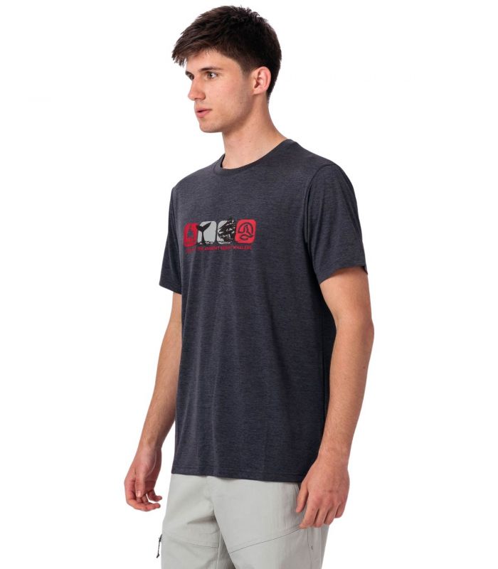 Compra online Camiseta Ternua Dyke Hombre Whales Grey en oferta al mejor precio