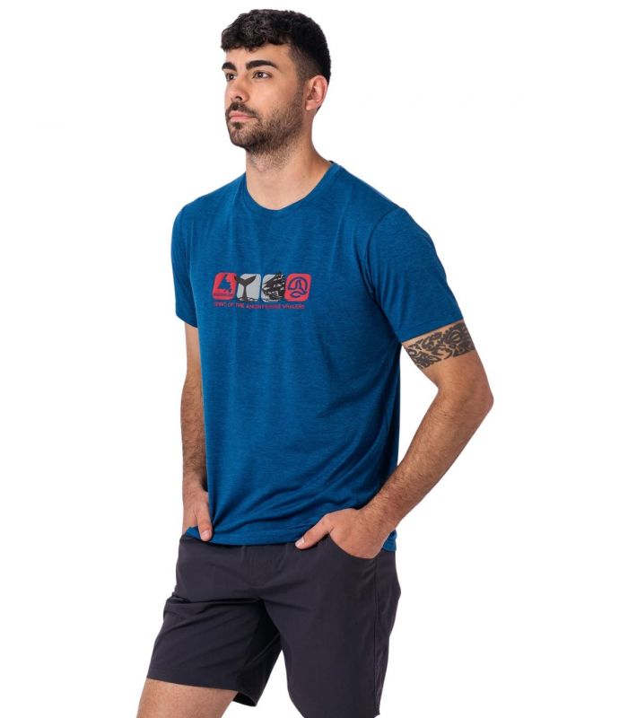 Compra online Camiseta Ternua Dyke Hombre Moroccan Blue en oferta al mejor precio
