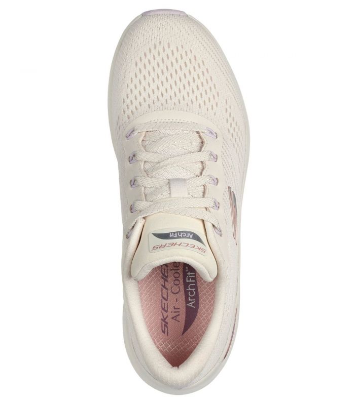 Compra online Zapatillas Skechers Arch Fit 2.0 Big League Mujer Natural Multi en oferta al mejor precio