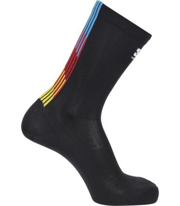 Calcetines Salomon Pulse Race Flag Crew Black
