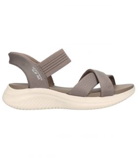 Sandalias Skechers Slip-ins Ultra Flex 3.0 Never Better Mujer Dark Taupe
