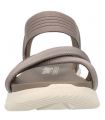 Compra online Sandalias Skechers Slip-ins Ultra Flex 3.0 Never Better Mujer Dark Taupe en oferta al mejor precio