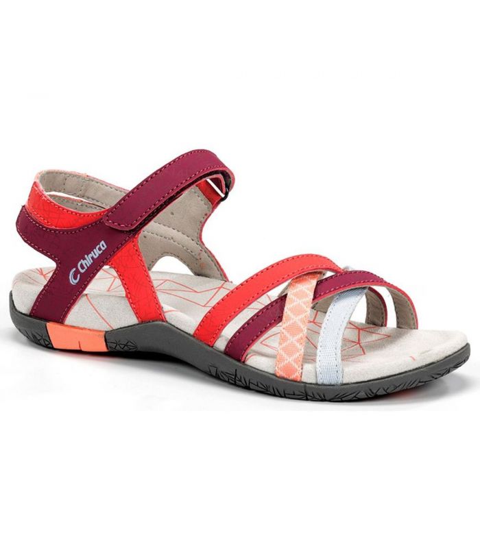 Compra online Sandalias Chiruca Malibu 17 Mujer Burdeos Coral en oferta al mejor precio