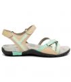 Compra online Sandalias Chiruca Valencia 04 Mujer Beige Verde en oferta al mejor precio