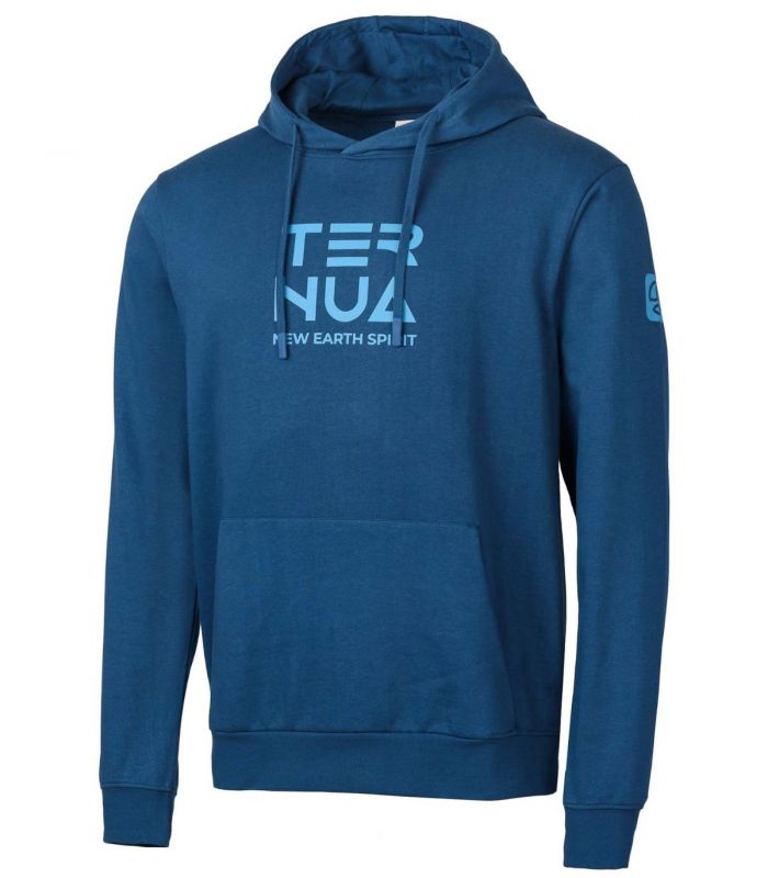 Compra online Sudadera Ternua Fogo Island Hombre Moroccan Blue en oferta al mejor precio