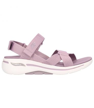 Sandalias Skechers Go Walk Arch Fit Mujer Lavanda