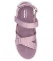 Compra online Sandalias Skechers Go Walk Arch Fit Mujer Lavanda en oferta al mejor precio