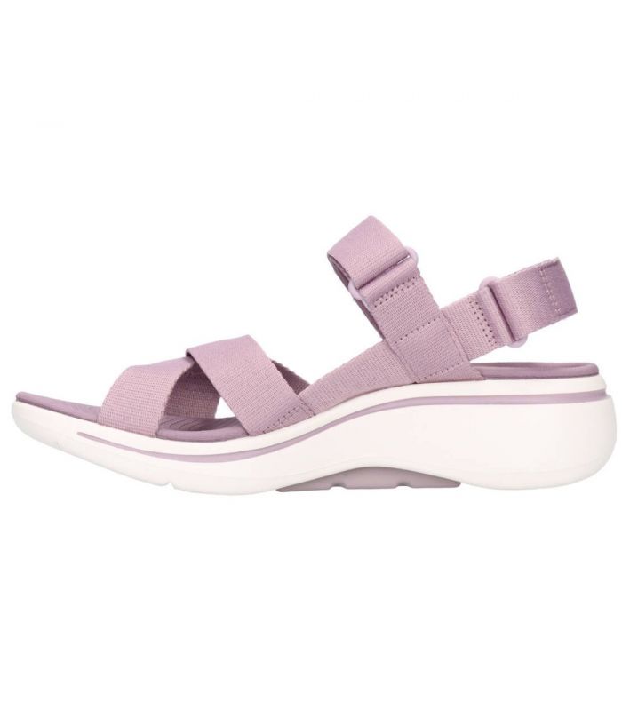 Compra online Sandalias Skechers Go Walk Arch Fit Mujer Lavanda en oferta al mejor precio