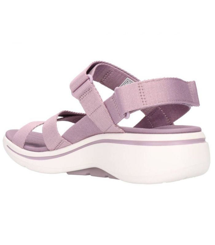 Compra online Sandalias Skechers Go Walk Arch Fit Mujer Lavanda en oferta al mejor precio
