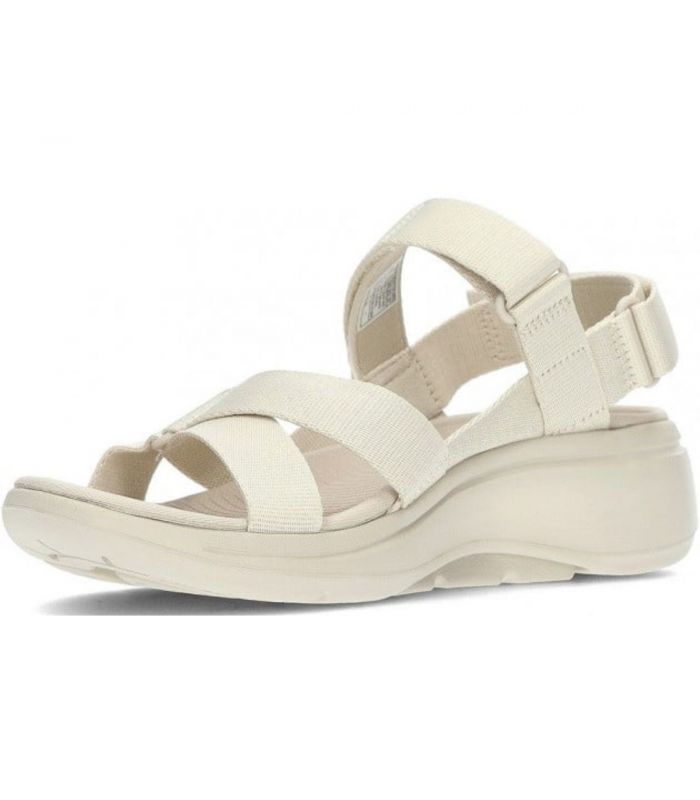 Compra online Sandalias Skechers Go Walk Arch Fit Mujer Natural en oferta al mejor precio