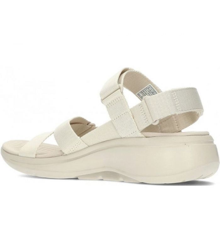 Compra online Sandalias Skechers Go Walk Arch Fit Mujer Natural en oferta al mejor precio