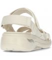 Compra online Sandalias Skechers Go Walk Arch Fit Mujer Natural en oferta al mejor precio