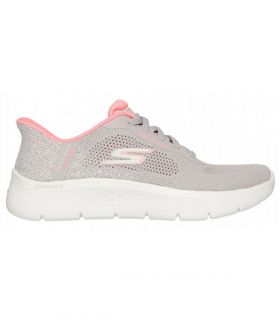 Zapatillas Skechers Go Walk Flex Slip-Ins Mujer Taupe Pink