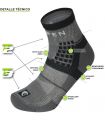 Compra online Calcetines Lorpen T3 Light Hiker Shorty Eco Grey Black en oferta al mejor precio