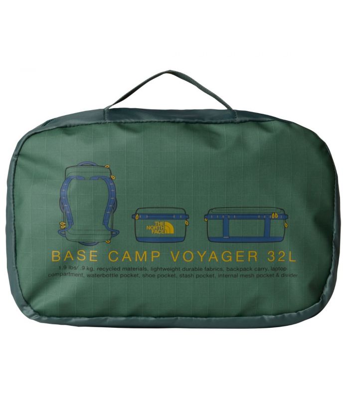 Compra online Bolsa de deporte The North Face Base Camp Duffel Voyager 32L Duck Green en oferta al mejor precio