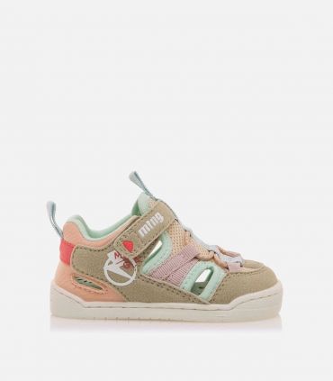 Sandalias Mustang Free Baby Rosa