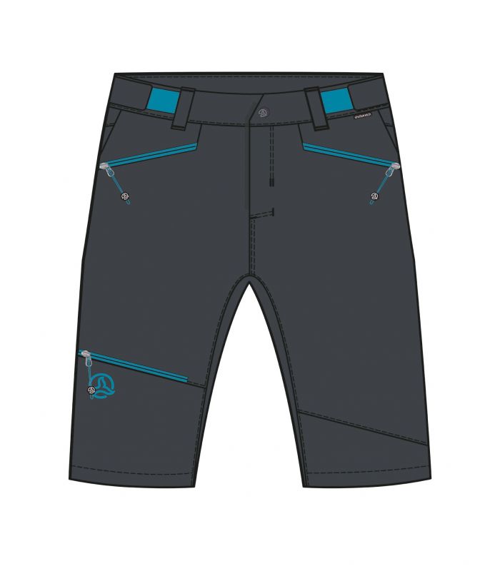 Compra online Bermudas Ternua Rotor BMD Hombre Whales Grey en oferta al mejor precio