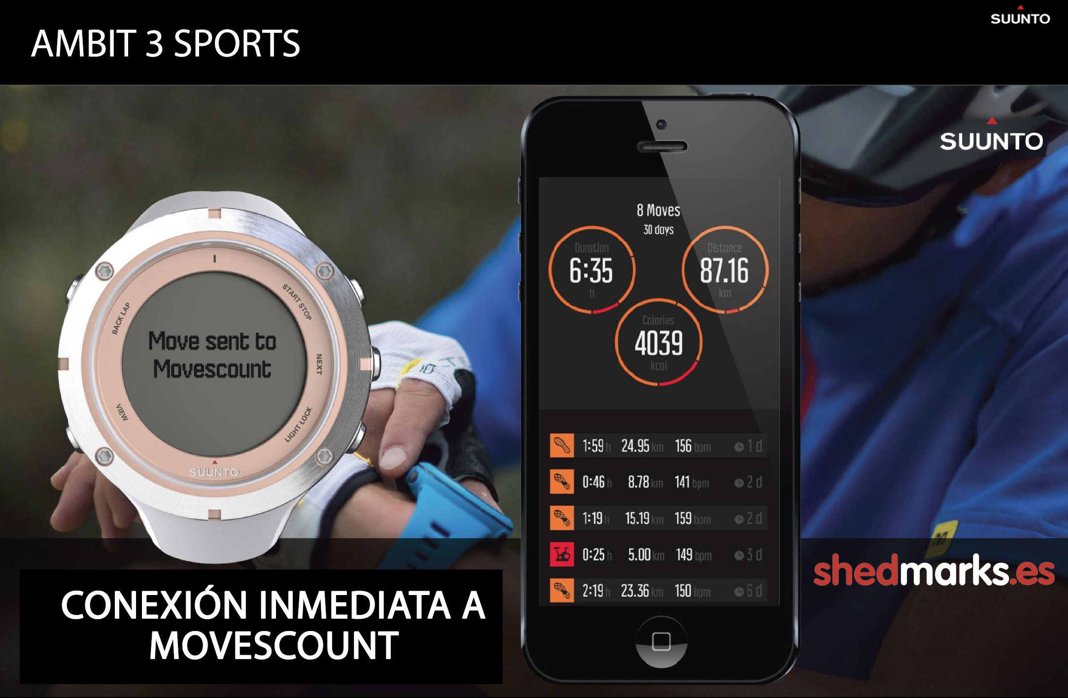 Sunnto ambit 3 sports conexión movescount