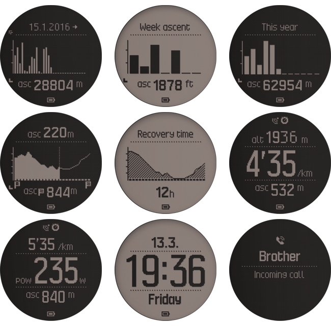 Esferas personalizadas Reloj Suunto Ambit3 Vertical