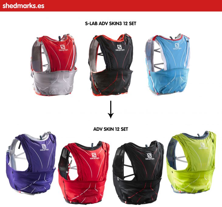 Mochila trail running Salomon Adv Skin 12 Set