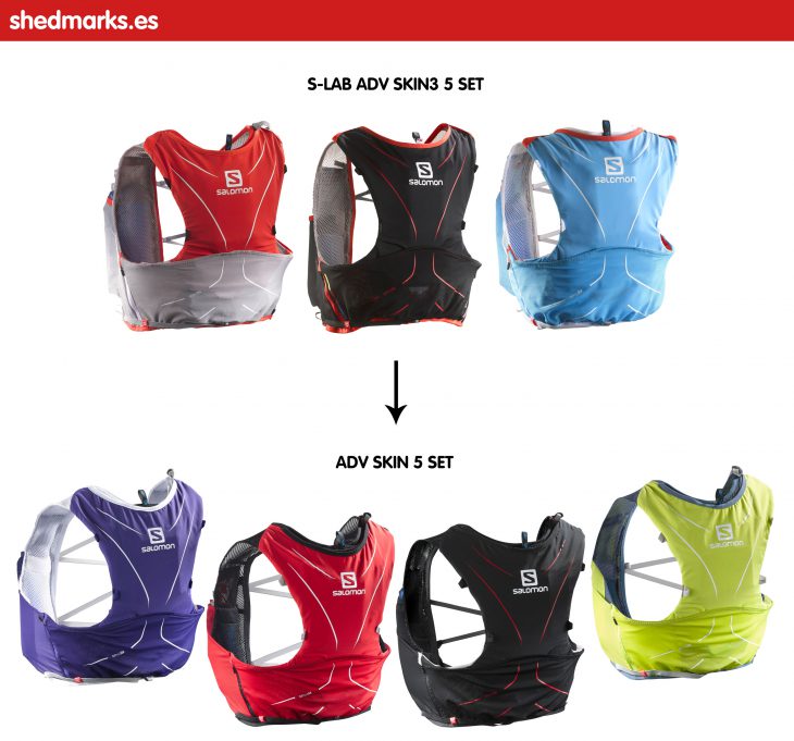 Mochila trail running Salomon Adv Skin 5 Set