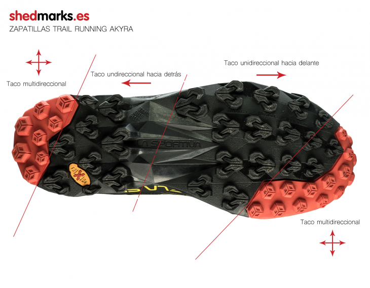 TAQUEADO Zapatillas de trail Akyra La Sportiva