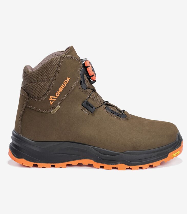Chiruca Cares BOA Hi Vis 08 con sistema de ajuste BOA, vista lateral